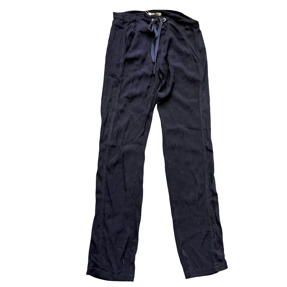 XCVI Women's Pants XS Neola Black Relaxed Drawstring Waist Jogger Loungewear NEW